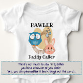 Bunny and Owl Baby Bawler - Säugling T - Shirt