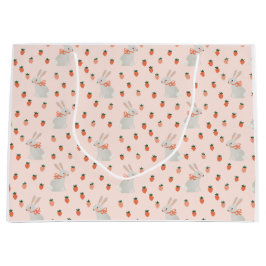 Bunny and Strawberry Birthday Party Große Geschenktüte