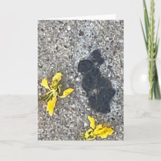 Bunny And The Excited Flower 🌼 Dankeskarte