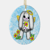Bunny Angel Keramik Ornament (Rechts)
