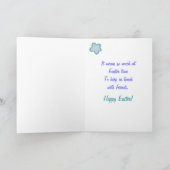 Bunny applicard I Feiertagskarte (Innenseite)