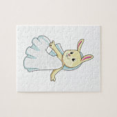 Bunny as Bride with Veil Puzzle (Horizontal)