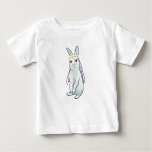 Bunny as Bride with Wreath of Blume Baby T-shirt