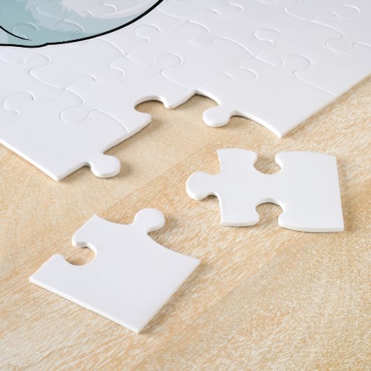 Bunny as Bride with Wreath of Blume Puzzle (Seite)