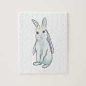 Bunny as Bride with Wreath of Blume Puzzle (Vertikal)