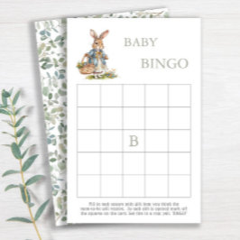 Bunny auf dem Weg Girl Baby Dusche Bingo Spiel