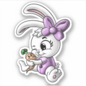 Bunny Aufkleber (Vorderseite)