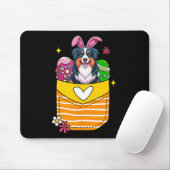 Bunny Australian Shepherd Oaster Chocolate Eggs in Mousepad (Mit Mouse)