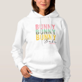 Bunny Babe Niedlich Modernes Girl Osterfest Person Hoodie