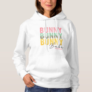 Bunny Babe Niedlich Modernes Girl Osterfest Person Hoodie