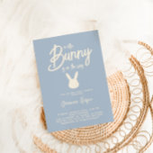 Bunny Baby Boy Dusche Niedlich Light Blue Einladung