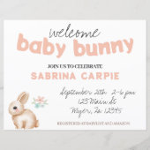Bunny Baby Custom Sign (Rückseite)