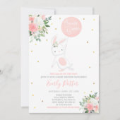 Bunny Baby Dusche Einladung Sonnen-Special (Vorderseite)