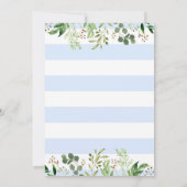 Bunny Baby Dusche Einladung Sonnen-Special (Rückseite)