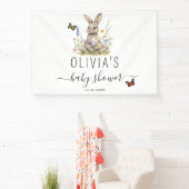 Bunny Baby Dusche Party Grosses Banner (InSitu)