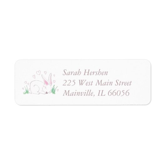 Bunny Baby Dusche Spring Pink Girl (Vorne)