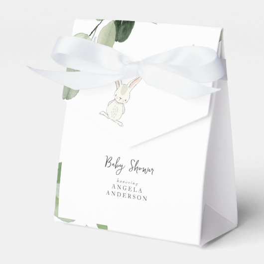 Bunny Baby Dusche Vielen Dank für Ihr Interesse Bo Geschenkschachtel (Vorderseite)