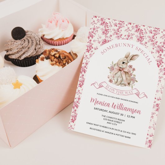 Bunny Baby Girl Duwer Einladungsturm