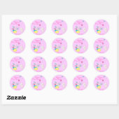 Bunny Baby Personalisiert Baby Shower Stickers (Blatt)