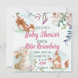 Bunny Baby Shower Einladung