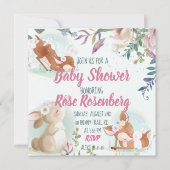 Bunny Baby Shower Einladung (Vorderseite)