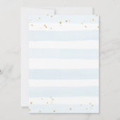 Bunny Baby Shower Einladung Boy Spring boho (Rückseite)