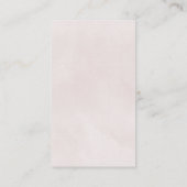 Bunny Baby Shower Girl Diaper Raffle Begleitkarte (Rückseite)