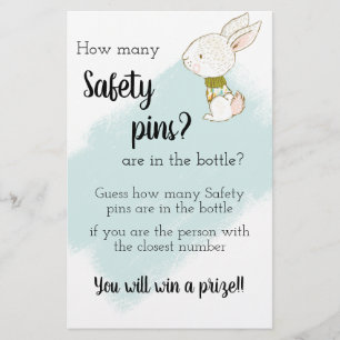 Bunny Baby Showgame - Safety Buttone Flyer