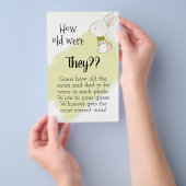 Bunny Baby Showspiel - Wie alt sind sie? Flyer (Handgriff)