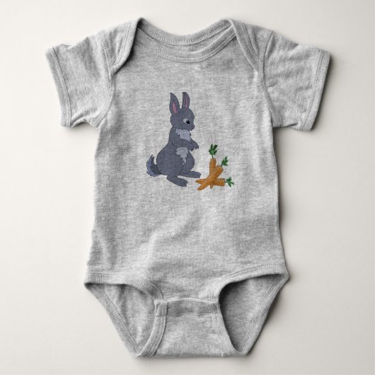 Bunny Baby Strampler (Vorderseite)