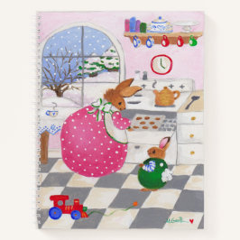 Bunny Backcookies Rezept Journal Notizblock
