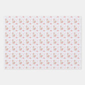 Bunny Ballerina Babydusche Geschenkpapier Set (Vorderseite 3)