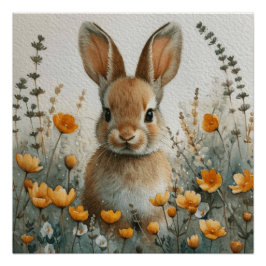 Bunny Ballet: Ein bisschen Whimsy Bunny Poster
