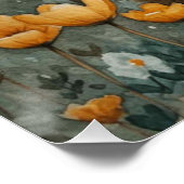 Bunny Ballet: Ein bisschen Whimsy Bunny Poster (Ecke)