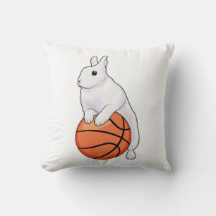 Bunny Basketball Spieler Basketball Kissen