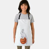 Bunny Basketball Spieler Basketball Schürze (Insitu)