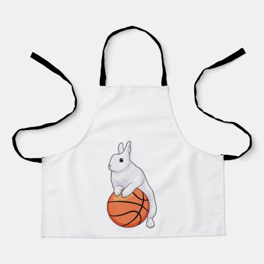Bunny Basketball Spieler Basketball Schürze (Vorderseite)