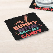 Bunny besser haben meine Süßigkeiten Untersetzer (angewinkelt)
