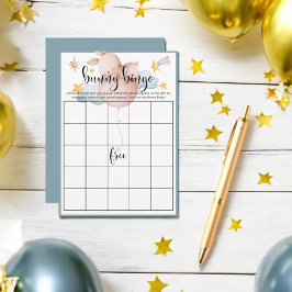 Bunny Bingo Ballon & Shooting Star Shooting Game Begleitkarte