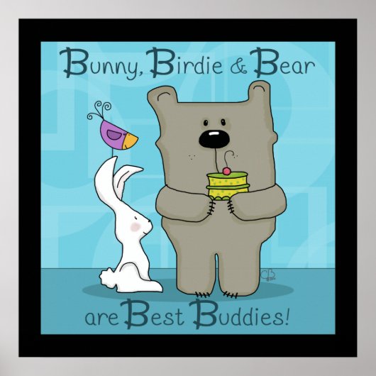 Bunny, Birdie und Bär - Die besten Buddies Poster (Vorne)