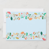 Bunny Birthday Boy Ostereier 1. Geburtstag Einladung (Rückseite)