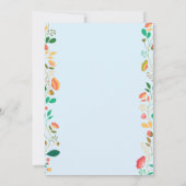 Bunny Birthday Boy Ostereier 1. Geburtstag Einladung (Rückseite)