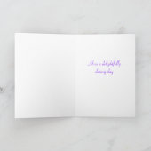 Bunny Birthday Card Karte (Innenseite)