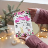 Bunny Birthday Einladung