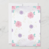 Bunny Birthday Einladung, Bunny Birthday Einladung (Rückseite)