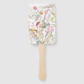 Bunny Birthday Einladung, Ein Hase ist ein Invit Fächer (Rückseite)