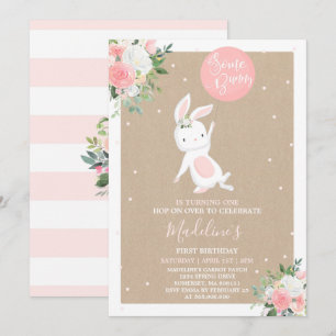 Bunny Birthday Einladung etwas sonnigen Geburtstag