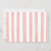 Bunny Birthday Foto Einladung (Rückseite)