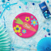 Bunny Birthday Niedlich Kid's Rabbit Party Pappteller (Party)