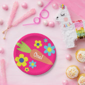 Bunny Birthday Niedlich Kid's Rabbit Party Pappteller (Party)